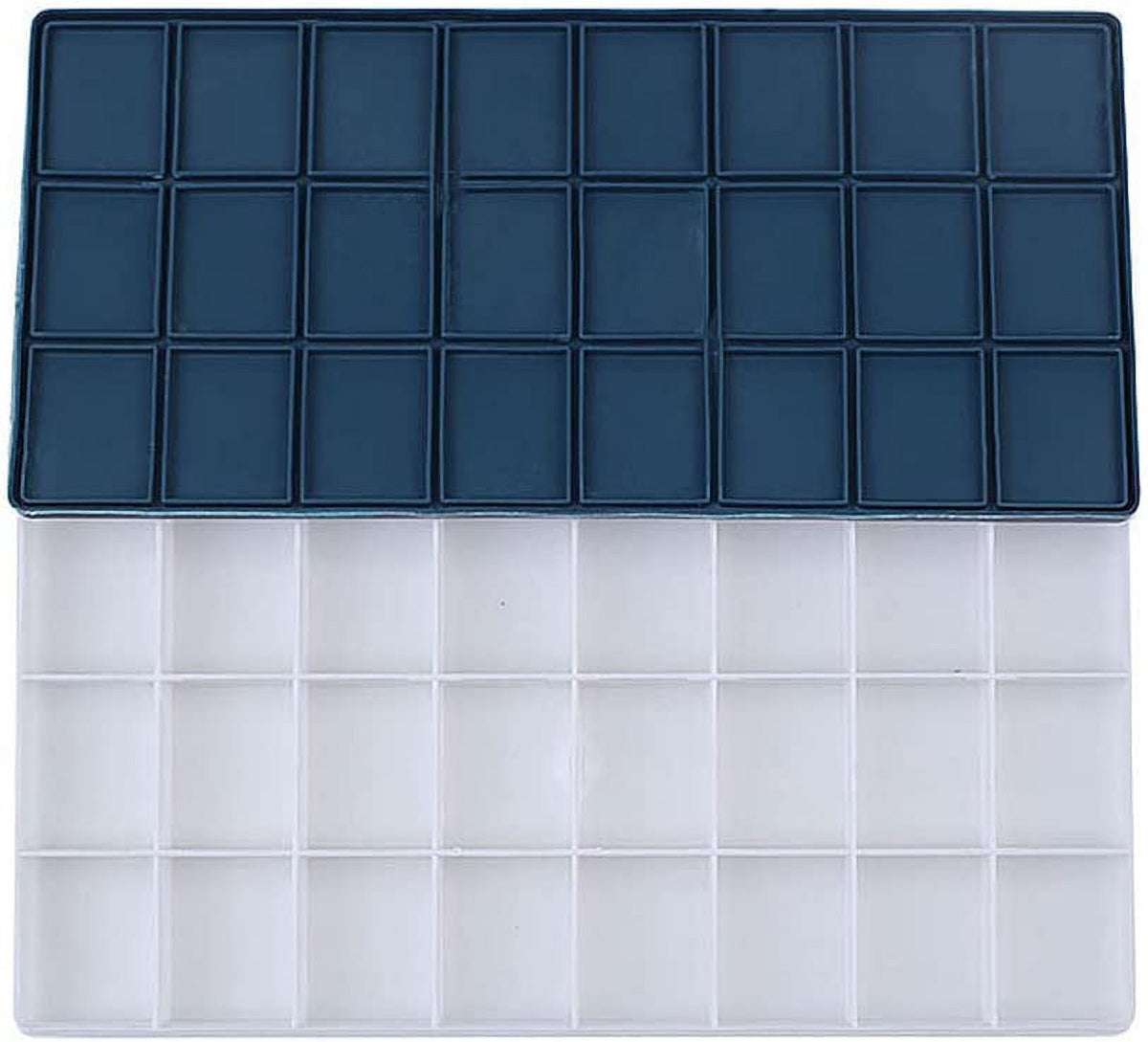 Stay-Wet Paint Palette Box with 24 Wells, Airtight Storage for Watercolor and Acrylic - Image 2
