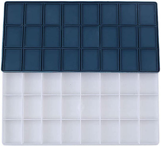 Stay-Wet Paint Palette Box with 24 Wells, Airtight Storage for Watercolor and Acrylic - Image 2