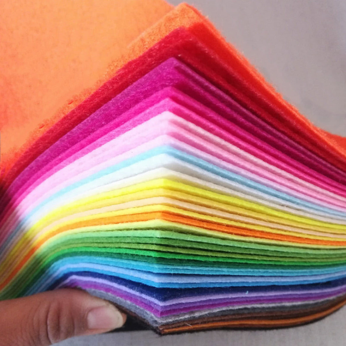 Nonwoven Felt Fabric Squares in 40 Colors for Sewing, Patchwork and Classroom Crafts - Image 4