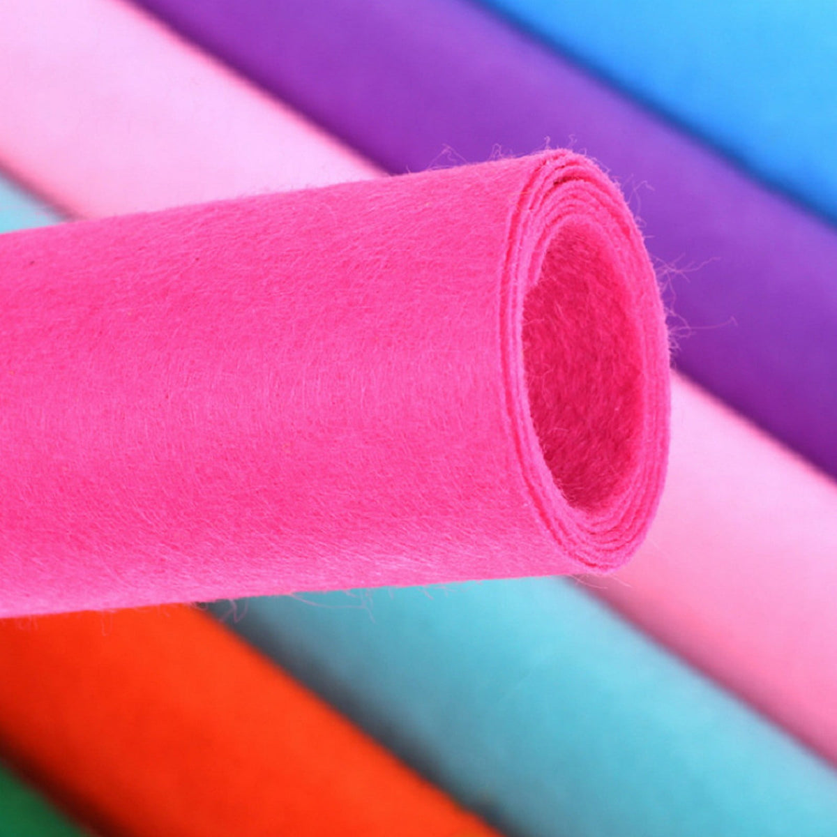 Nonwoven Felt Fabric Squares in 40 Colors for Sewing, Patchwork and Classroom Crafts - Image 3