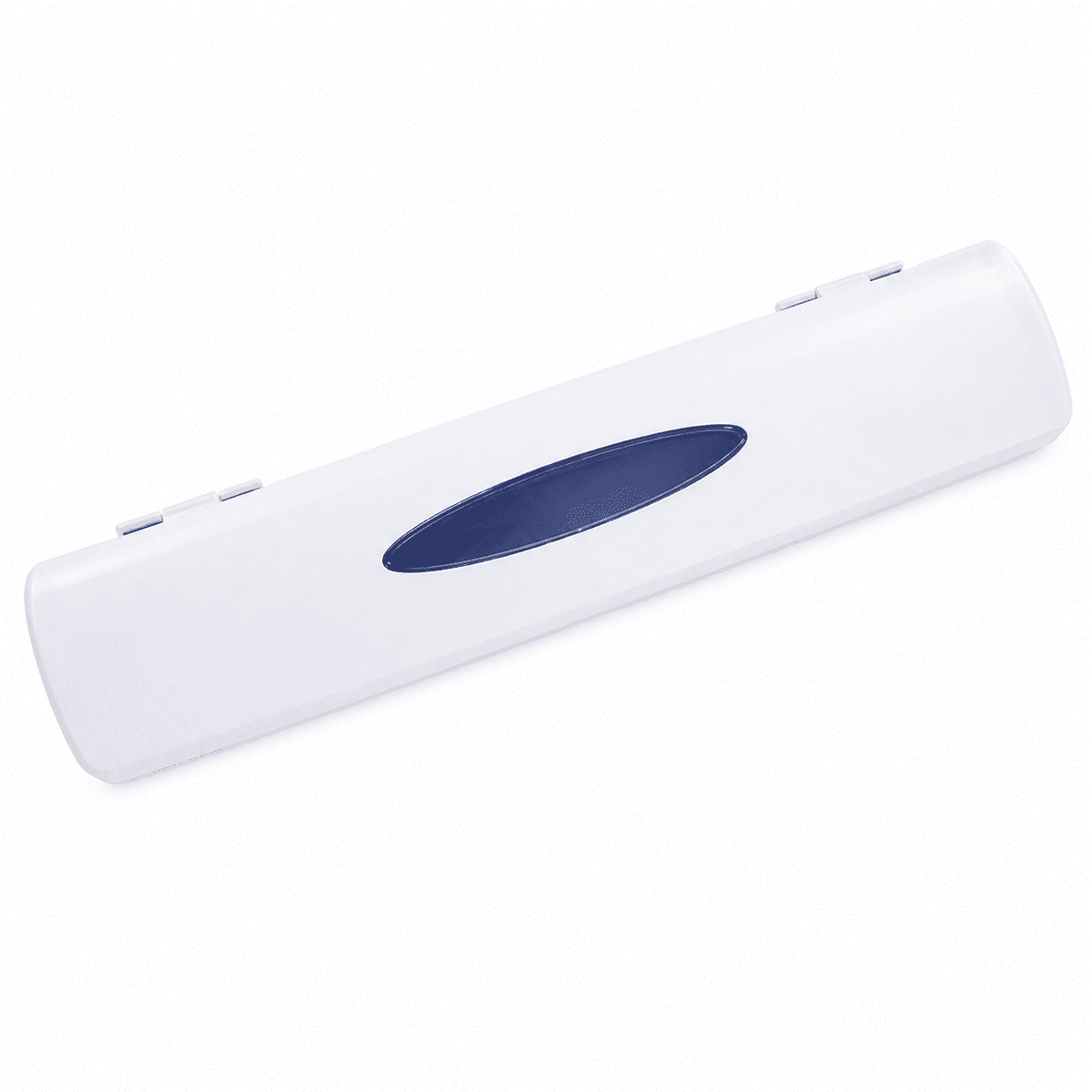 Plastic Wrap Cutter and Dispenser, Press-to-Cut Organizer for Cling Film, Foil and Parchment