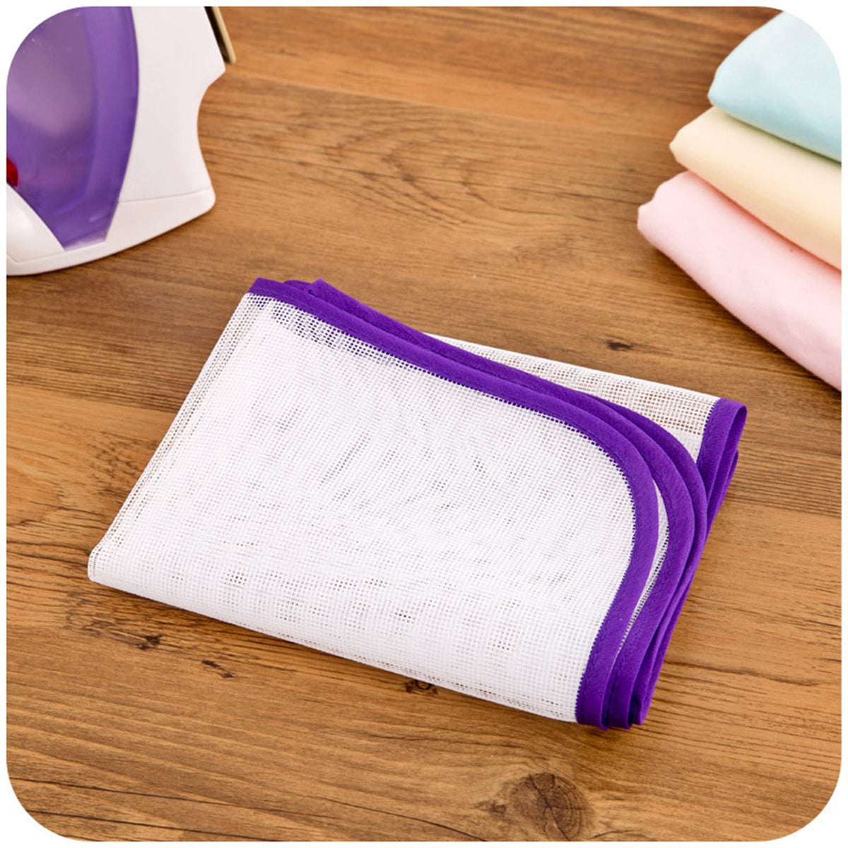 Heat-Resistant Mesh Pressing Cloth, 2 Pack, Ironing Protector for Silk, Wool and Delicates - Image 5