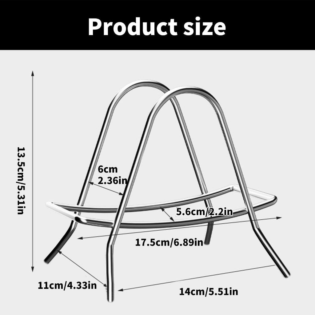 Stainless Steel Cutting Board Stand, Countertop Rack for Boards and Pot Lids - Image 5