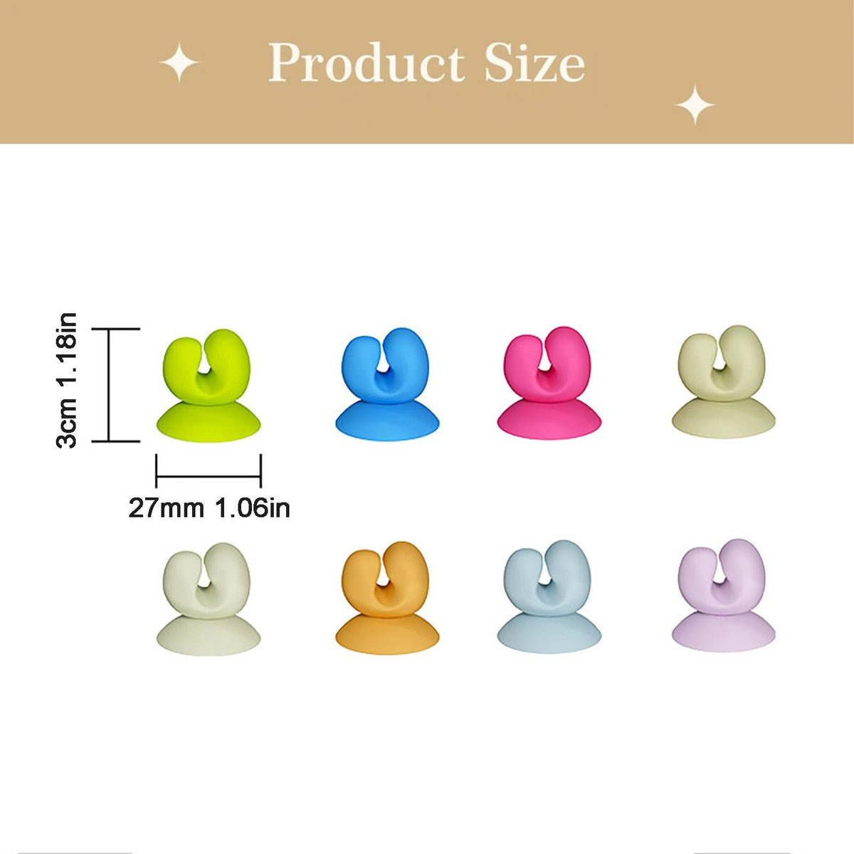Wall Mounted Silicone Toothbrush and Razor Holder Hook, Waterproof Shower Organizer - Image 3