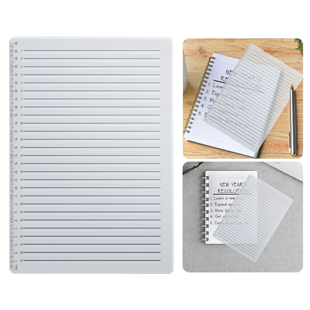Lined Writing Guide Stencil, 27, 30 and 33 Line College Ruled Spacing for Cards and Letters - Image 2