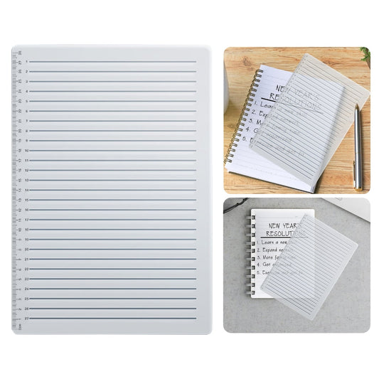 Lined Writing Guide Stencil, 27, 30 and 33 Line College Ruled Spacing for Cards and Letters - Image 2
