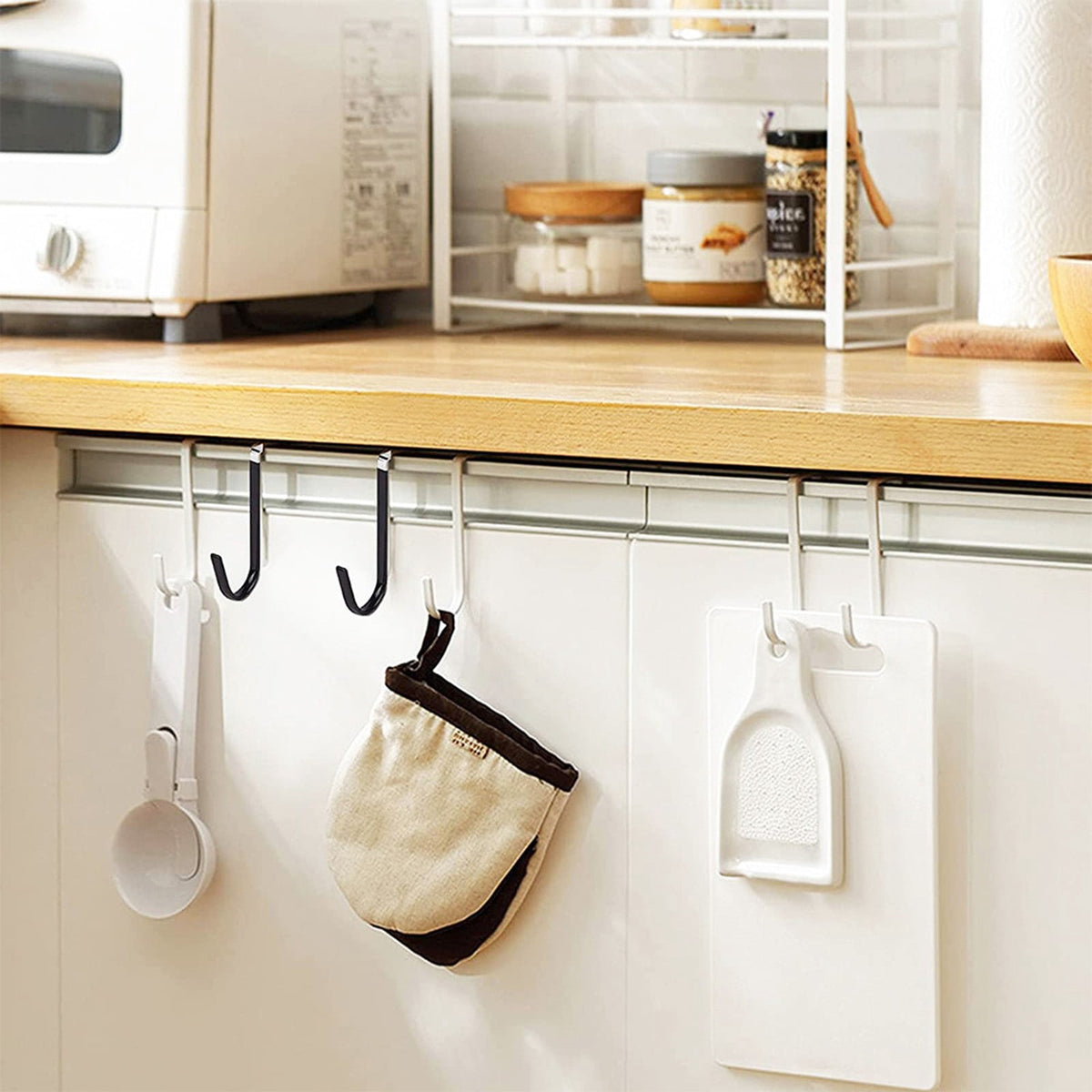 Over-the-Door Hanging Hook with Rubber Padding, Heavy Duty Metal Door Hanger - Image 3