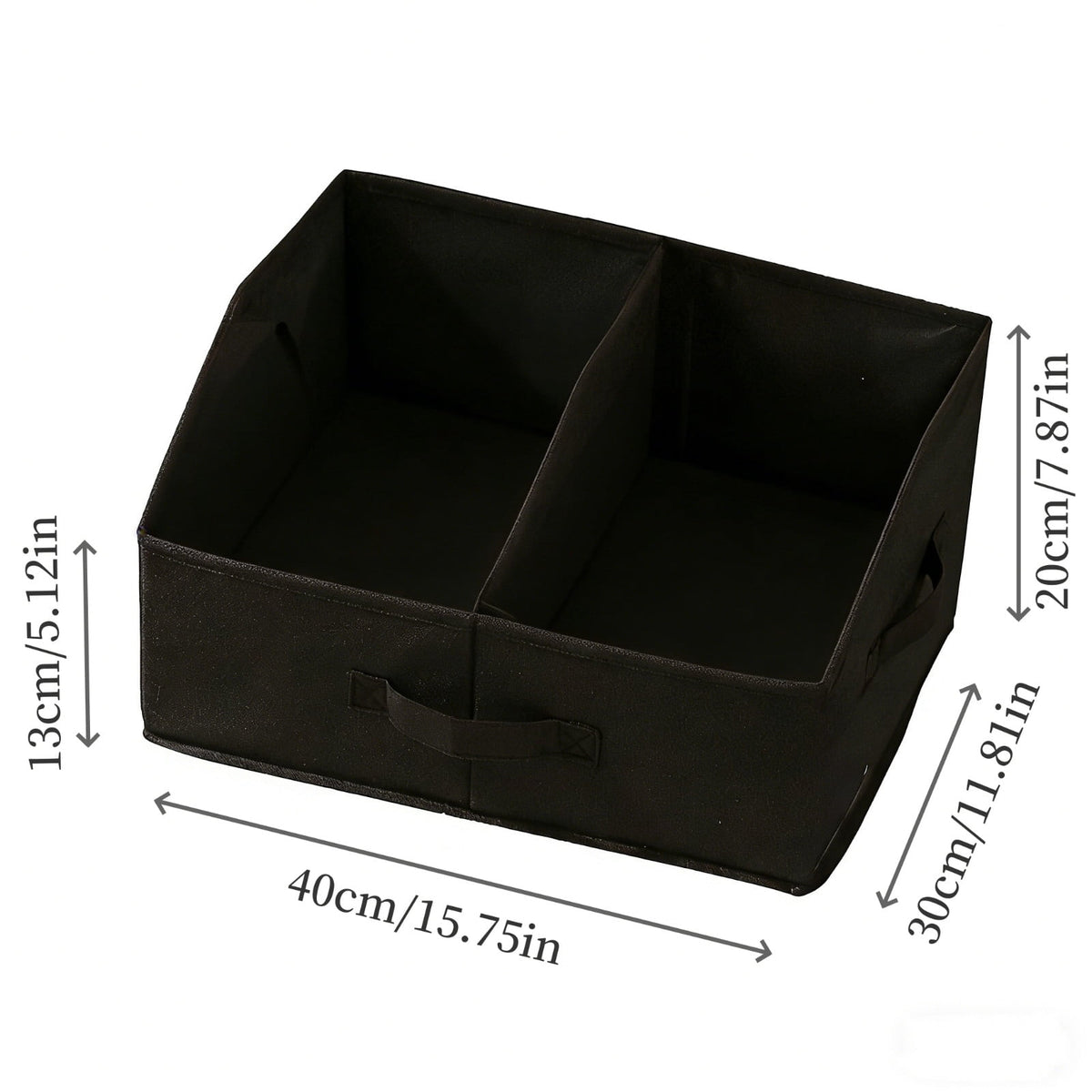 Collapsible Fabric Storage Bin, Trapezoid Closet Organizer for Clothes, Socks and Linens - Image 3